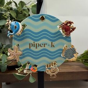 Piper K Sea Life Hair Clips Set
